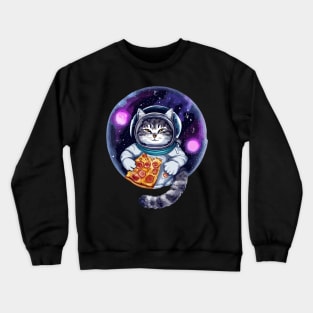 Cat Astronaut Crewneck Sweatshirt